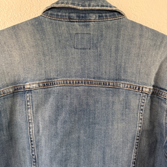 Joe’s Women’s Distressed Frannie Relaxed Slightly Thrashed Denim Jacket Small - Picture 15 of 16